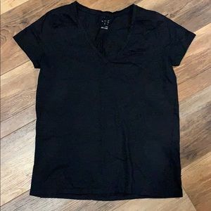 FREE WITH ANY PURCHASE Basic Black V-neck Top